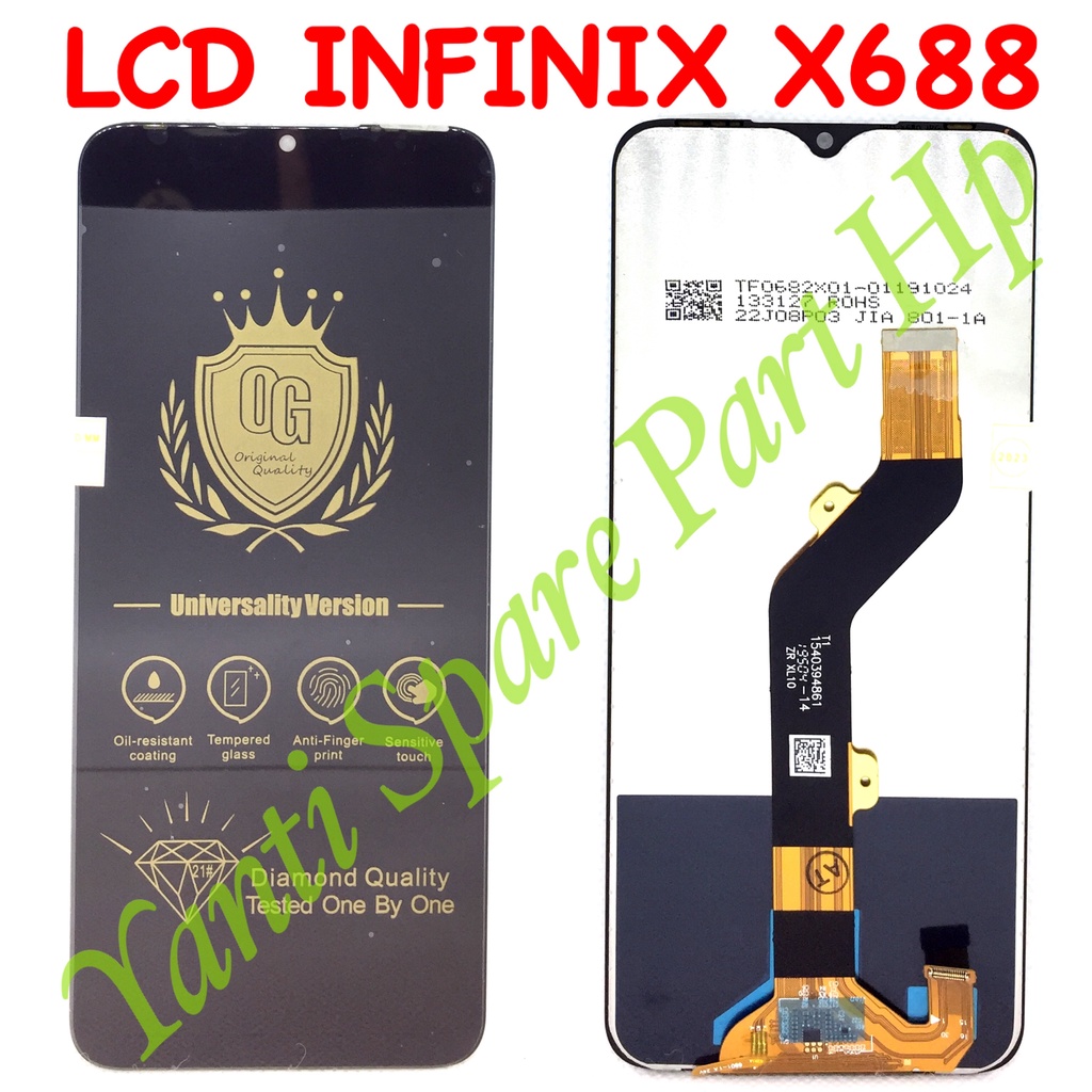 Lcd Touchscreen Infinix Hot 10 Play Hot 11 Play X688 Original Terlaris New