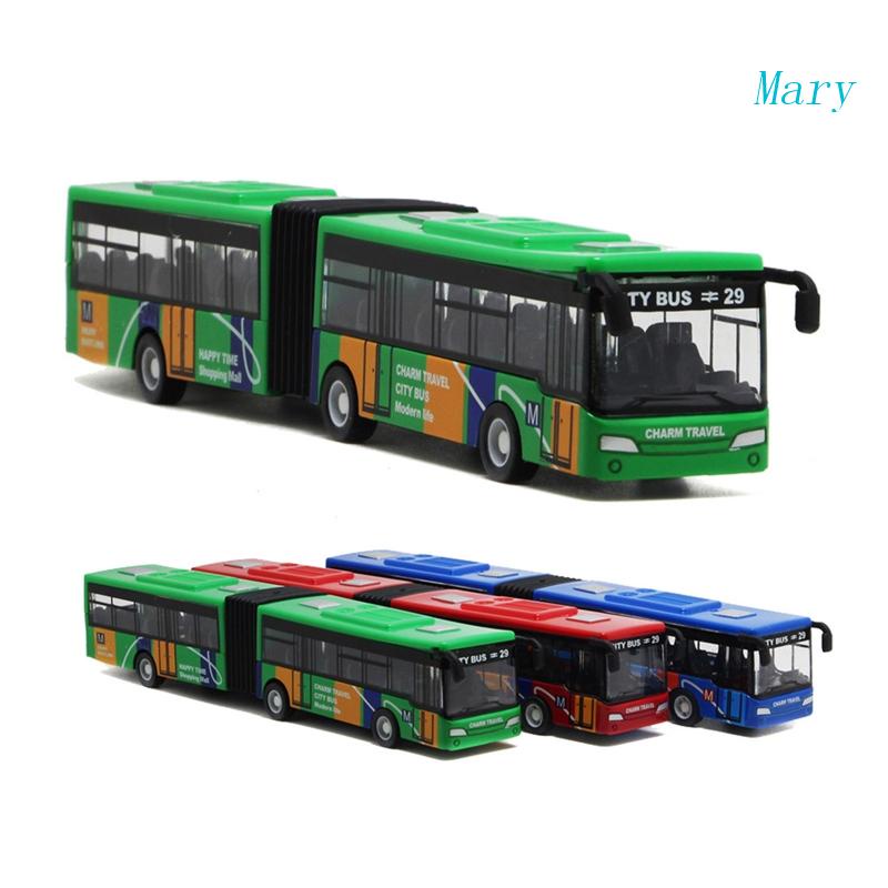 Mary Kids Die-Cast Metal Mainan Untuk Mobil Untuk Anak Laki-Laki Usia 3-8 Tahun Pull Back Car City Bus To