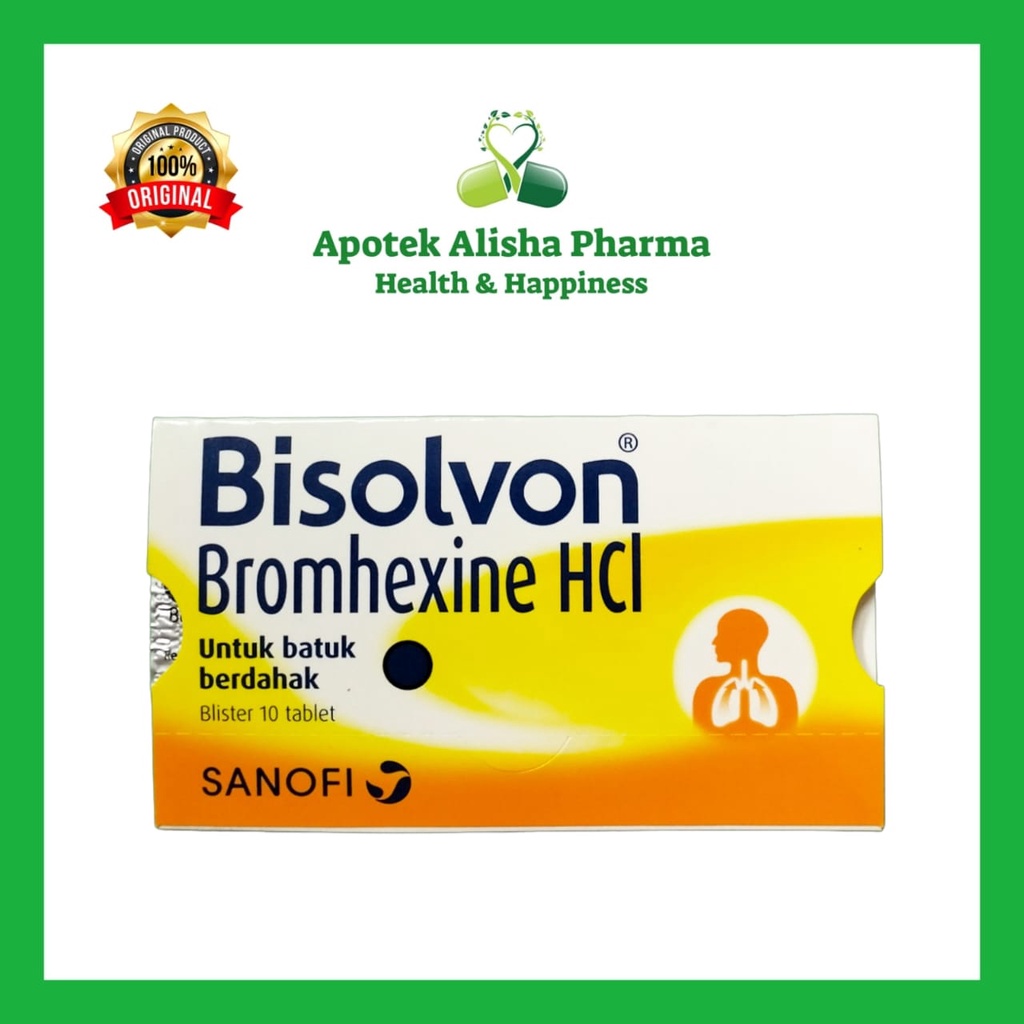 Bisolvon Extra(Sirup 60ml)Bisolvon Kids(Sirup 60ml)Bisolvon Tablet(Strip 10tablet)-Bisolvon Obat Batuk Berdahak/Pengencer Dahak/Bisolfon/Bisolpon Syrup