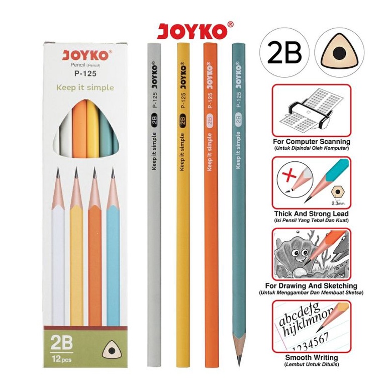 

Pensil kayu Joyko murah berkualitas pensil surabaya