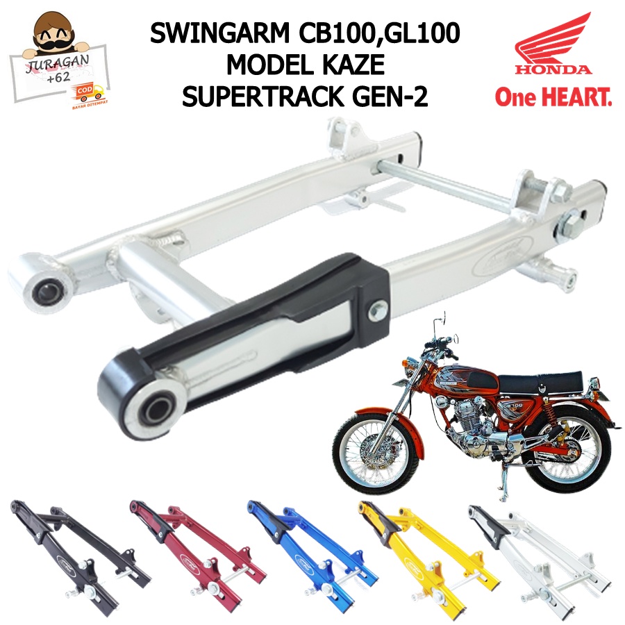 SWINGARM CB100 GL100 CB GL 100 GL-100 CB-100 MODEL KAZE SWING ARM SUPERTRACK GEN 2