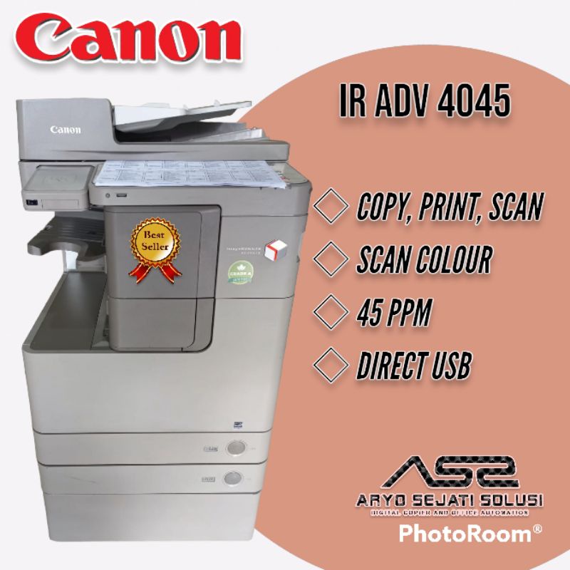 FOTOCOPY CANON IRA ADV 4045 MESIN FOTOCOPY DIGITAL