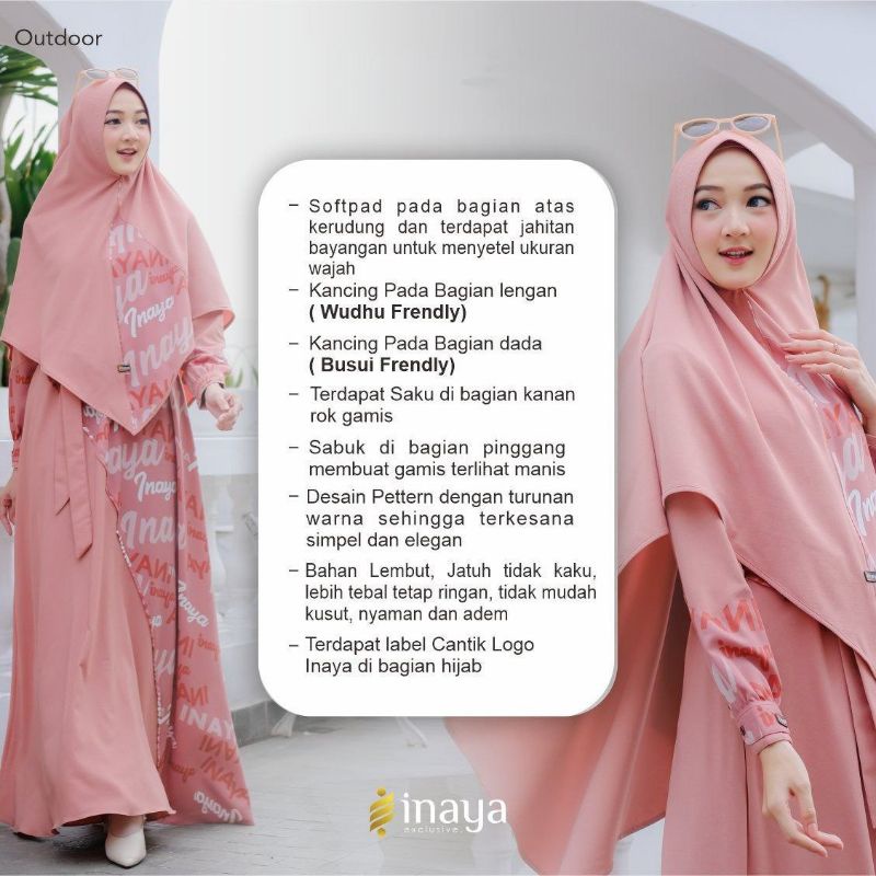 MENA SYARI BY INAYALESY/ GAMIS INAYA MENA SYARI