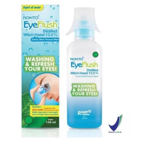 ROHTO EYE FLUSH 150ML CAIRAN STERIL PENCUCI MATA 150 ML