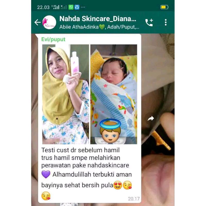 NAHDA SKINCARE PAKET WAJAH ORIGINAL BER BPOM (TERMURAH)