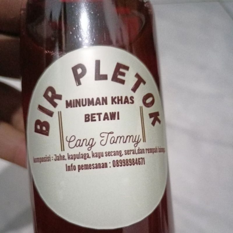 

Bir Pletok Cang Tommy Khas Betawi