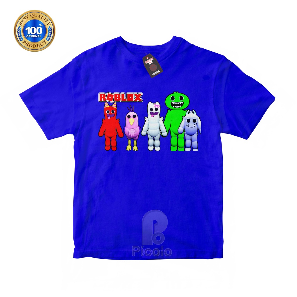 (FREE NAMA) BAJU KAOS ATASAN ANAK MOTIF GARTEN OF BAN BAN X ROBLOX UNISEX Bahan COTTUN