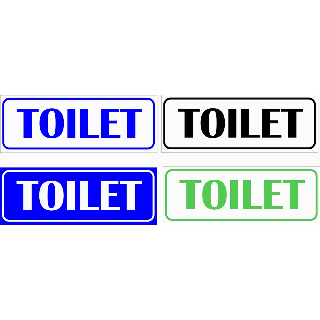 

Akrilik / Stiker Vinyl Toilet / Stiker Kamar Mandi / WC