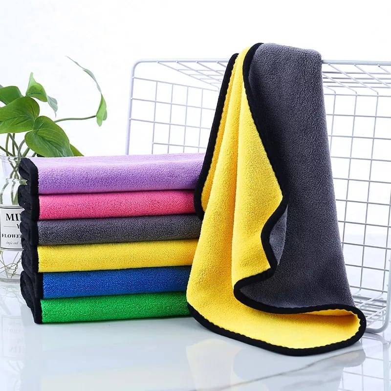 Kain Lap Microfiber Mobil dan Motor PREMIUM MICROFIBER Serbaguna Uk.30x30cm Multifungsi