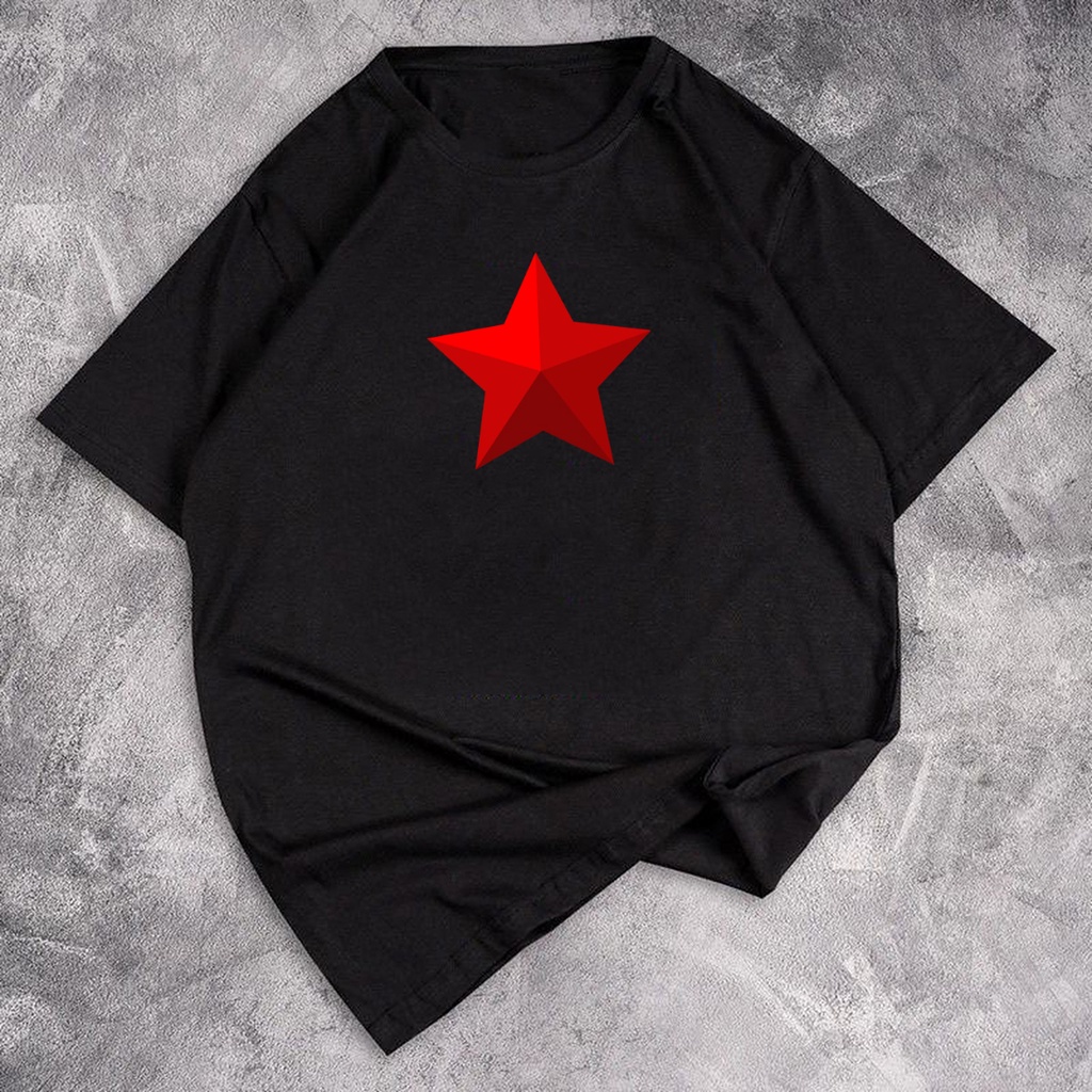 GSC - Baju KAOS OVERSIZE SAN ANDREASS / Kaos Oversize Terbaru-bintang hitam