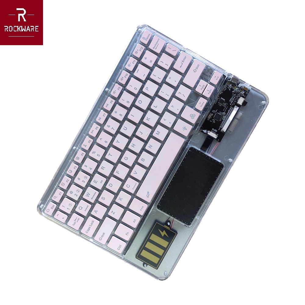 AKN88 - ROCKWARE RW-Z33 - Magic Crystal Design Bluetooth Slim Mini Keyboard