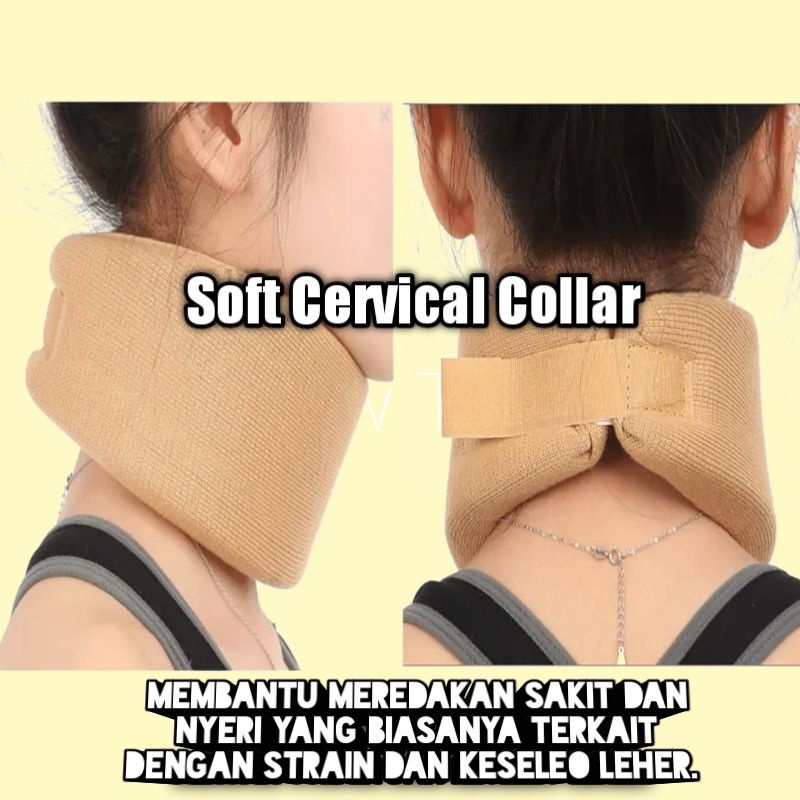 Penyangga Tulang Belakang Leher Dan Kepala /Soft Cervical Collar/Cervical Collar/Collar Neck
