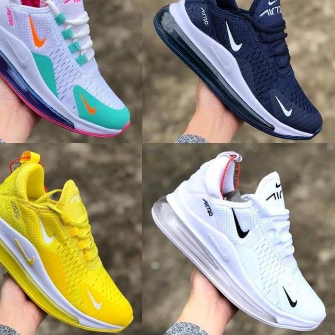 12.12 Flash Sale Sepatu wanita Putih Rainbow Cocok untuk senam zumba fitness aerobik Nike tujuh Dua 