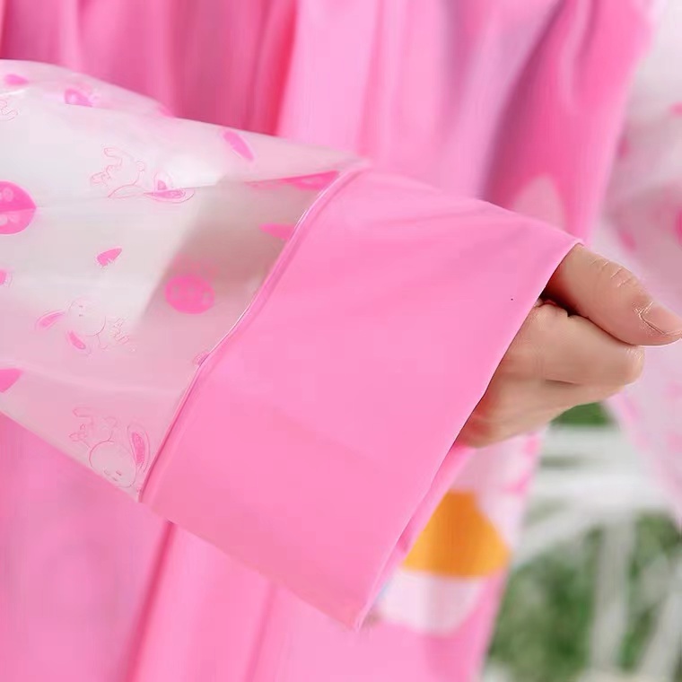 Jas Hujan Anak Perempuan Laki Laki Ransel Motif Karakter Lucu - Raincoat Anak Terusan Kantong Karakter