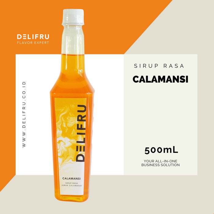 

DELIFRU SYRUP CALAMANSI - SIRUP JERUK KALAMANSI 500 ML