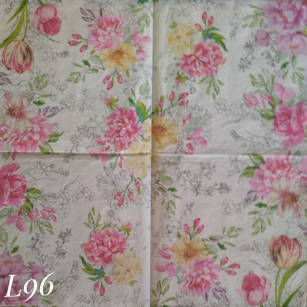 

Napkin Eropa Little Flower L96/ Tissue Decoupage