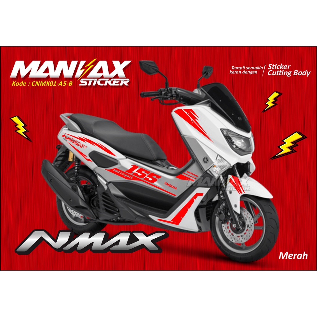 Cutting Stiker NMAX 155 OLD Variasi - Stiker Cutting NMAX Lama Stiker Oracal  - CNMX