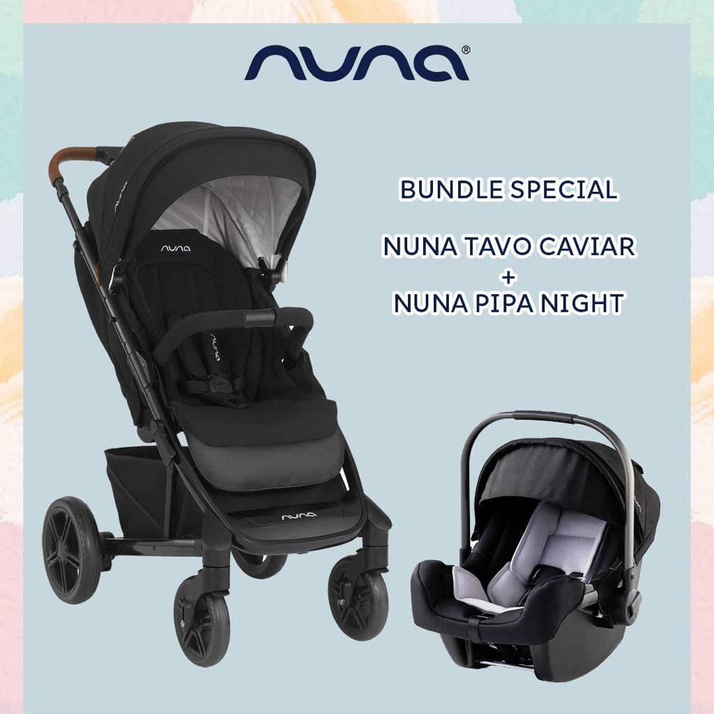 Nuna Tavo Stroller Bundle Pipa Carseat - Baby Kereta Dorong Anak Bayi Compact Strong Sturdy Newborn Toddler Perlengkapan Travelling