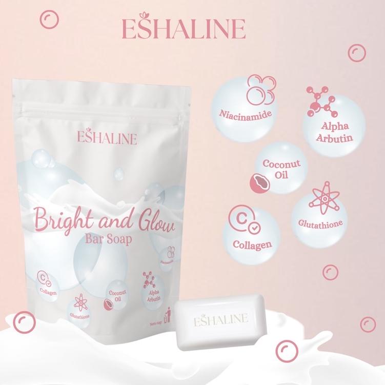 Pro sale ESHALINE BRIGHT AND GLOW BAR SOAP | SABUN WHITENING | ESHALINE SOAP