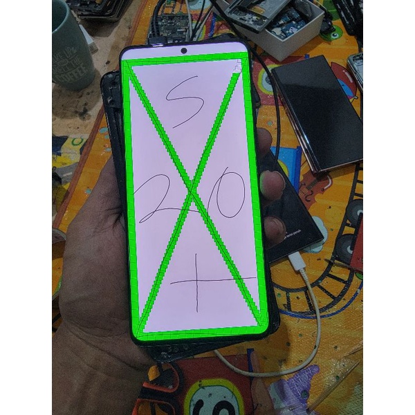 LCD PLUS FRAME ORIGINAL SAMSUNG S20 PLUS LIKE NEW