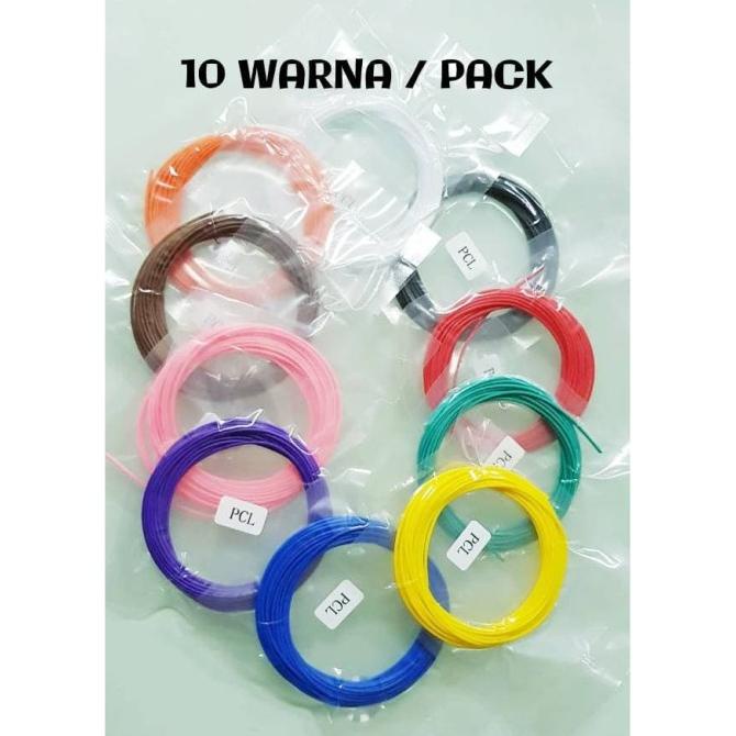 

Tinta Refill Filament Filamen PCL 3D Pen 3D Aneka warna
