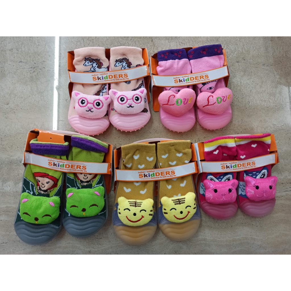 3D PILIH MOTIF SKIDDERS Sepatu Karet Kaos Kaki Anak Karet  Bayi Murah