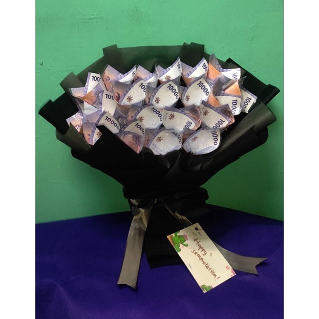 

bucket uang roll / money bouqet roll