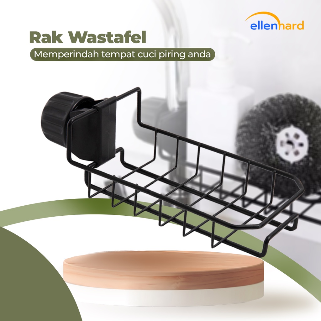 Rak Wastafel Cuci Piring Stainless Portable Rak Pengering Gantungan