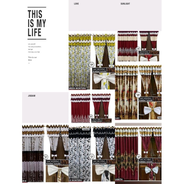 GORDEN SMOKERING RUMBAI SUSUN PONI TALI PITA UK.110×220 BEST SELLERNYA GORDEN PONI RUMBAI SUSUN