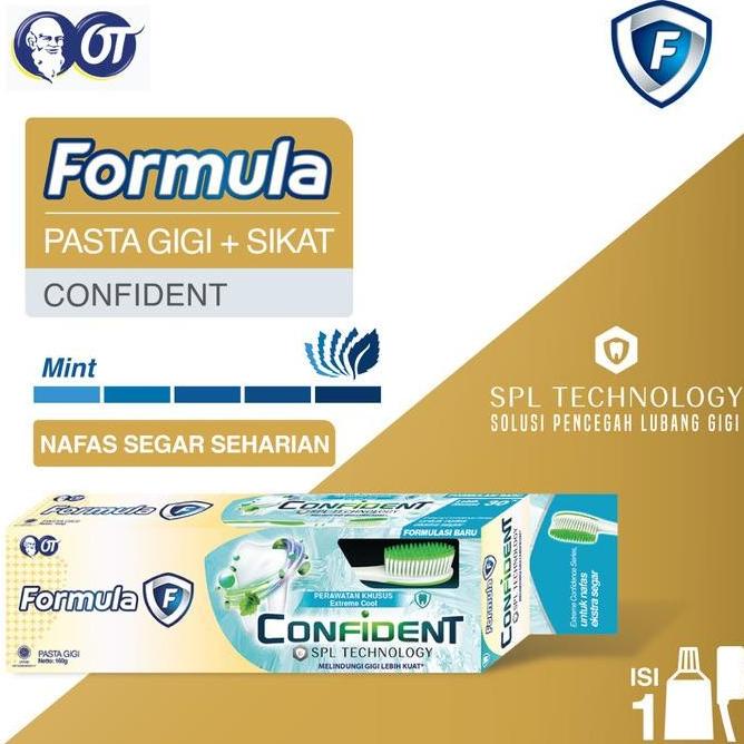 Formula Pasta Gigi Confident 160G