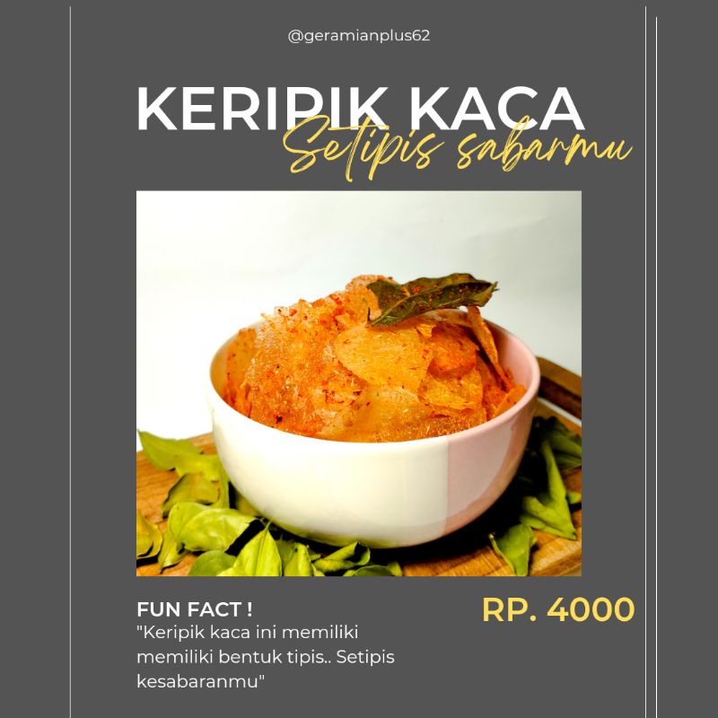 

Keripik Kaca - Setipis Sabarmu