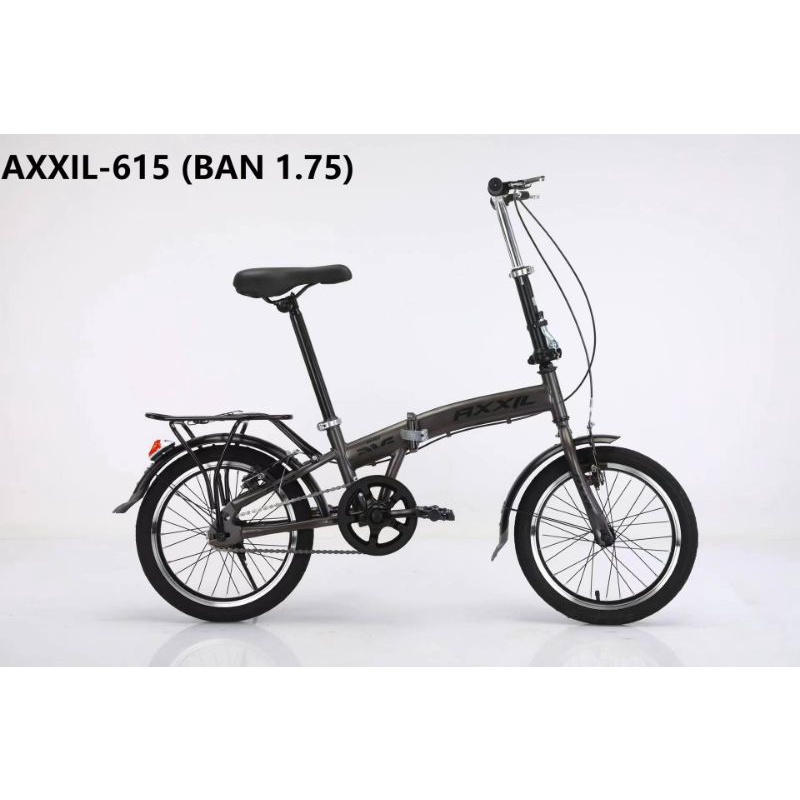 Sepeda Lipat 20 &quot; Besar [Real Picture sesuai yang dipajang bisa anak,remaja dan DewasaBONUS FULL) BONUS TAS JUMBO HITAM