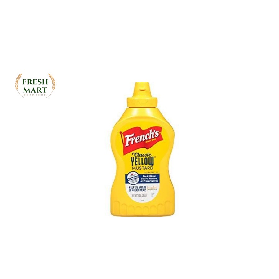 

French's Sauce Classic Yellow Mustard (Squeeze) 14oz