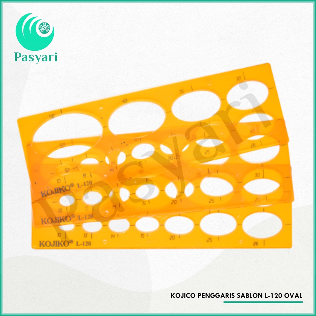 

Kojico Penggaris Sablon L-120 Oval
