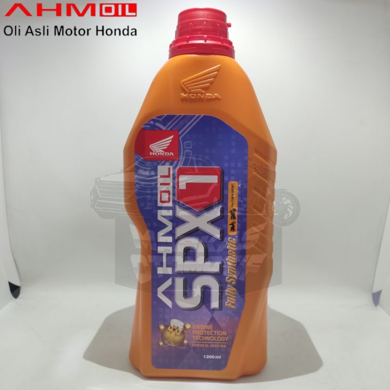 AHM OLI SPX1 10W30 1.2L/100% ORIGINAL/OLI MESIN MOTOR BEBEK & SPORT/SUPRA GTR 150 CBR VERZA REVO BLA