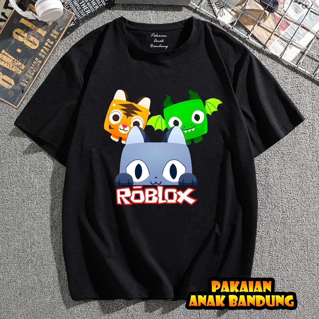 BAJU ANAK KAOS ANAK PET SIMULATOR X ROBLOX FREE CETAK NAMA