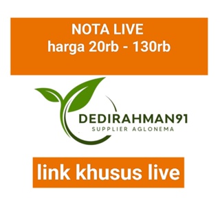 Aglonema Nota live aglonema harga 20rb-130rb