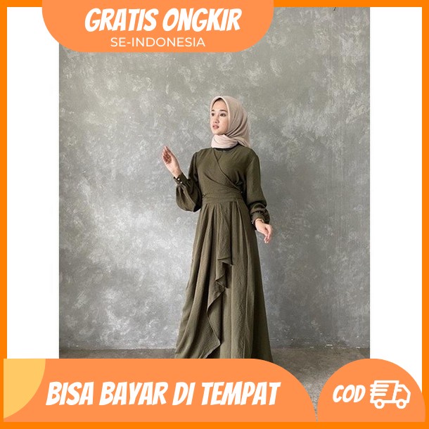 Dress Ayudia Brokat Tile Impor Premium Higt Qwaliti Realpict // Gamis Pesta Wanita Terbaru 2023 // B