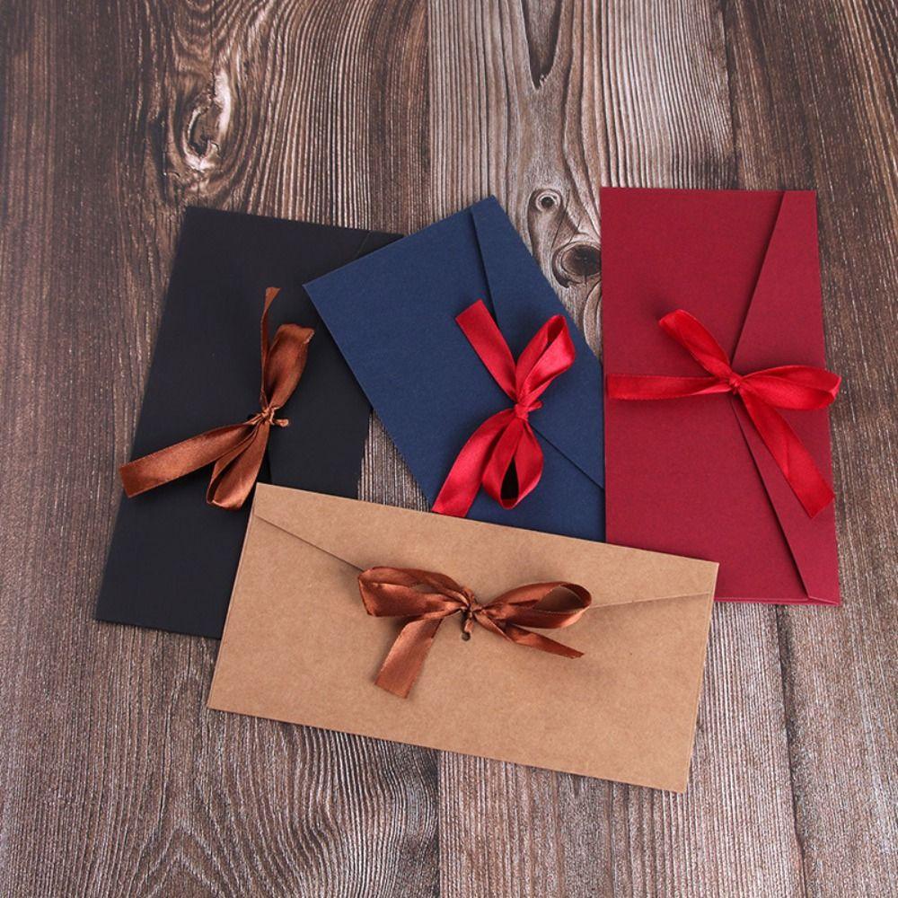 MXBEAUTY Pearlescent Paper Amplop Kreatif 10pcs/ lot Menebal Ucapan Terima Kasih Surat Undangan Bisnis Kartu Ucapan Amplop Surat