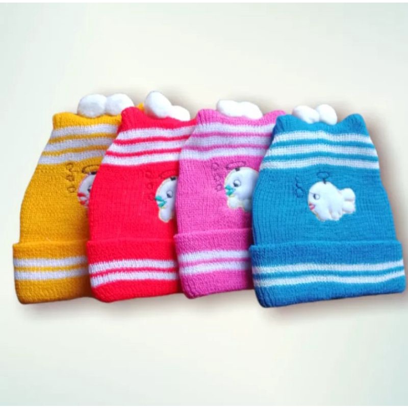 Topi Bayi Rajut / Topi Kupluk Rajutan Perlengkapan Bayi Baru Lahir Murah