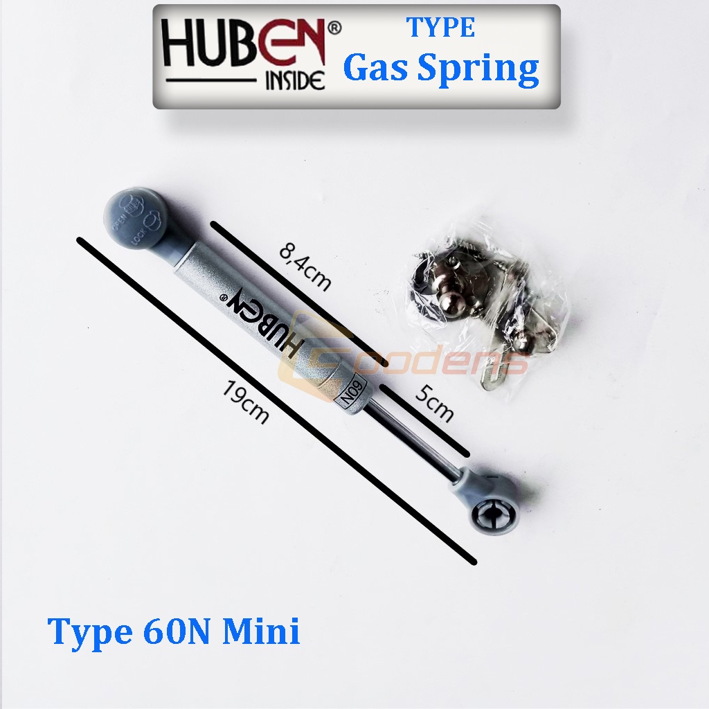 Huben GS-100-N Gas Spring hidrolik kitchen set, jok motor