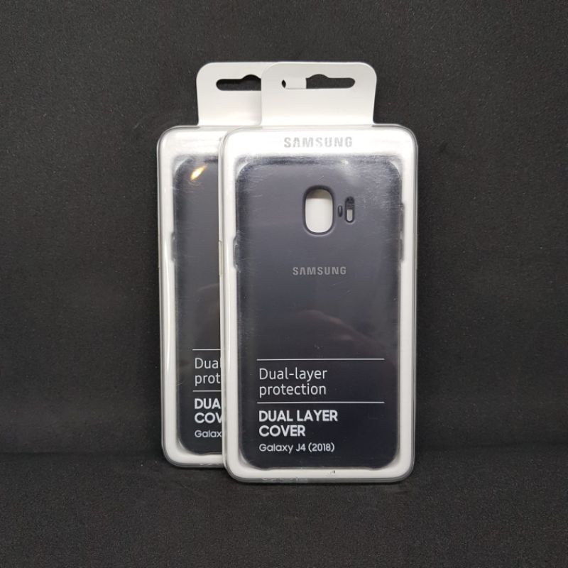 Dual Layer Cover Case Samsung Galaxy J4 2018 ORIGINAL Resmi