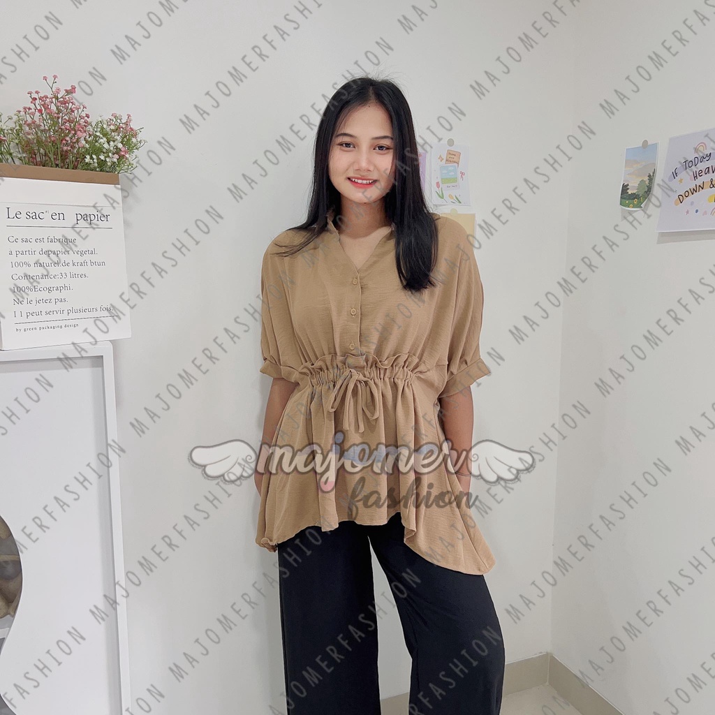 MAJOMER | HUAN BLOUSE - BLOUSE WANITA