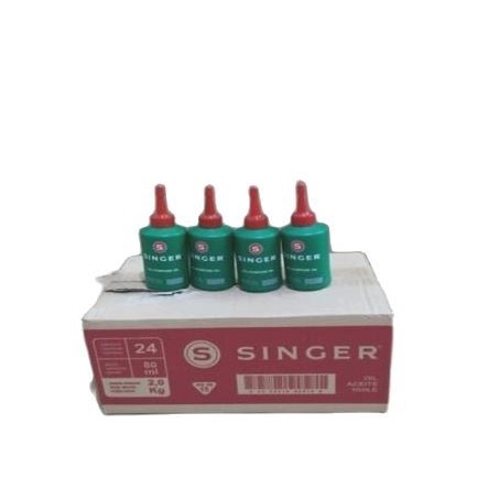 Perkakas 1 Dus(24 Botol) Minyak Mesin Singer 80 Ml Pelumas Mesin Jahit Original