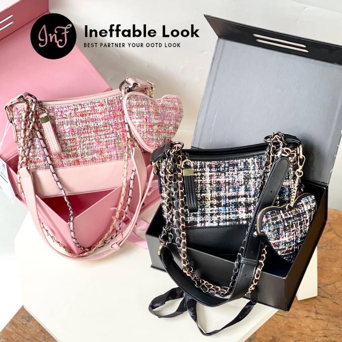 Tas Selempang Slingbag Wanita Tas Zara Gabrielle Giftbox Love Terbaru Ivana.Meilani