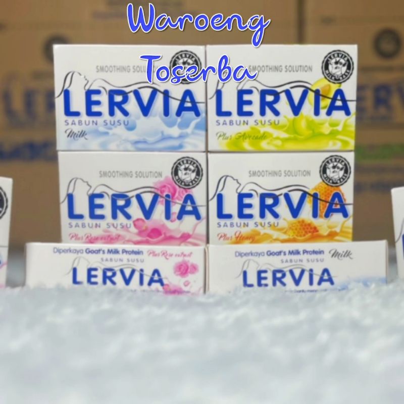 Sabun Mandi Lervia 90gr l Sabun Mandi l Sabun Batang Lervia  Susu All varian bukan skincare