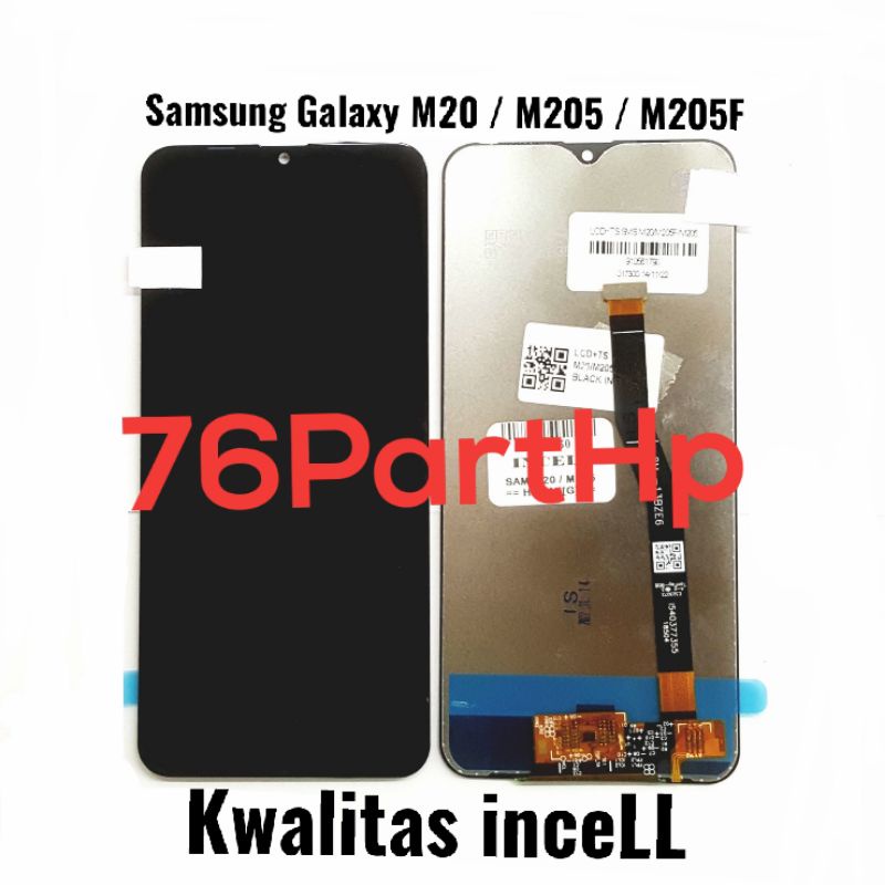 Lcd touchscreen Fullset kwalitas incell Samsung Galaxy M20 - M205 - M205F -