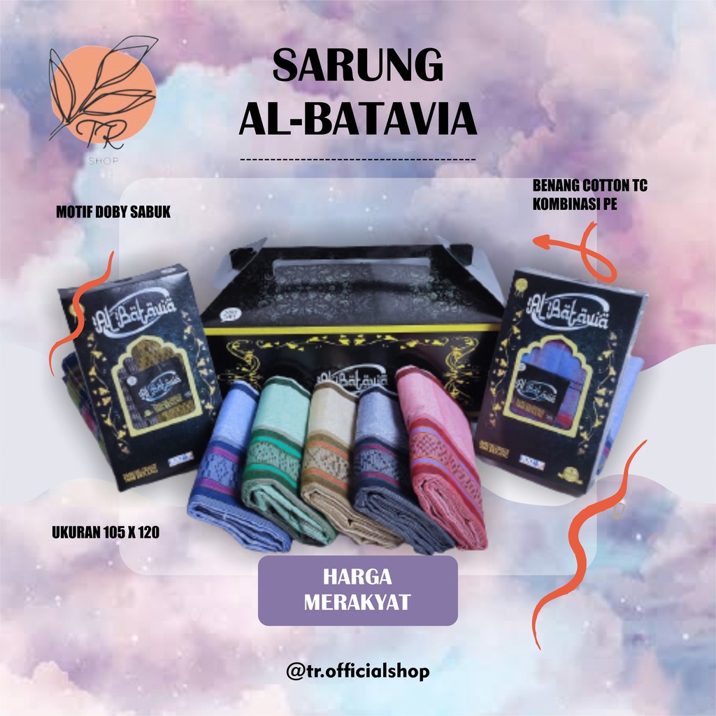 [TR] SARUNG AL-BATAVIA SARUNG DEWASA ANAK PERLENGKAPAN SHOLAT