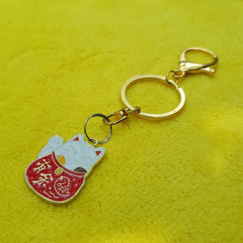 GANTUNGAN KUNCI LUCKY CAT MANEKINEKO