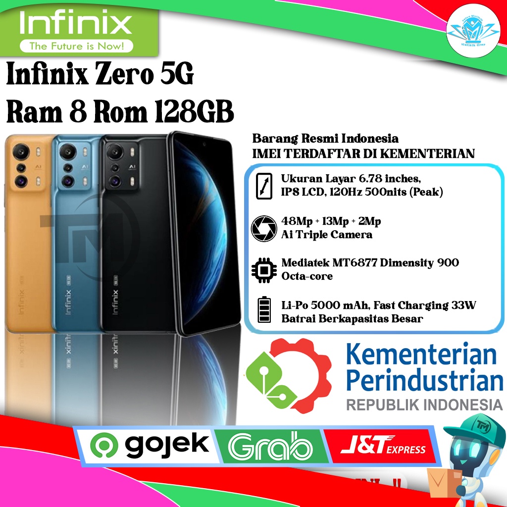 Infinix Zero 5G Ram 8 Rom 128GB